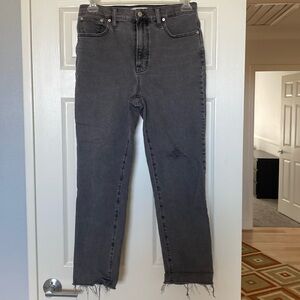 Madewell prefect vintage grey jean